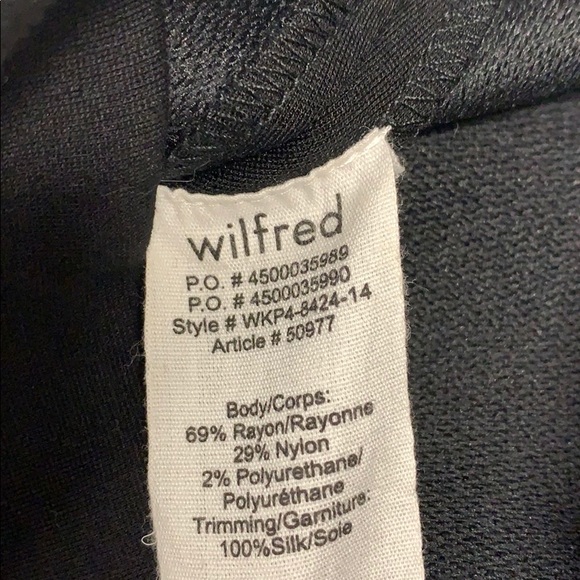 Aritzia Wilfred Black dress with pockets - Picture 3 of 3